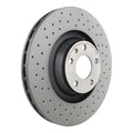 Brembo 2006 Audi A6/05-11 A6 Quattro Front Premium Xtra Cross Drilled UV Coated Rotor