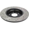 StopTech Power Slot 09-10 Audi A4/A4 Quattro / 08-10 A5 / 10 S4 Rear Left Drilled & Slotted Rotor