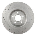 Brembo 10-11 Audi S4/08-11 S5 Rear Premium Xtra Cross Drilled UV Coated Rotor