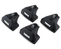 Thule Evo Flush Load Carrier Feet (Vehicles w/Flush Railings) - Black
