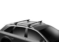 Thule SquareBar 127 Load Bars for Evo Roof Rack System (2 Pack / 50in) - Black