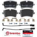 Brembo 16-18 Audi A6/14-18 A6 Quattro/14-18 RS7 Rear Premium NAO Ceramic OE Equivalent Pad
