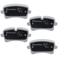 Brembo 16-18 Audi A6/14-18 A6 Quattro/14-18 RS7 Rear Premium NAO Ceramic OE Equivalent Pad