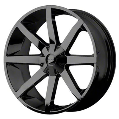 KMC Wheels black auto part