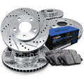 DFC 18-22 Genesis G70 Front Right Drilled & Slotted Geoperformance Rotor