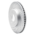 DFC 67-74 Buick Gs 400 Front Left Drilled & Slotted Geoperformance Rotor