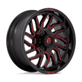 D808 20X9 6X135 G-BLK MILL-RT 1MM