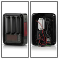 Spyder 07-16 Jeep Wrangler Version 2 Light Bar LED Tail Lights - Smoke (ALT-YD-JWA07V2-LBLED-BSM)