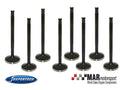 Supertech Opel/Vauxhall C20XE/C20LET 34x6.96X105.00mm Flat Face Blk Nitrided Intake Valve - Set of 8