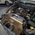 Radiator Cover Fabricated Aluminum 10-12 Cummins Deore Gold