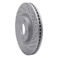 R1 17-20 Kia Cadenza Front Right Drilled & Slotted Geoperformance Rotor