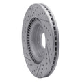 R1 17-20 Kia Cadenza Front Right Drilled & Slotted Geoperformance Rotor