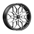 MA47 22X7 4X156 G-BLK-MACH 10MM