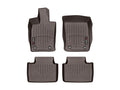 WeatherTech Cocoa Front and Rear Floorliners Fits -20-25 Porsche 471180-1-2