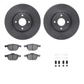 R1 Concepts Brake Rotor- Blank with Optimum Oe Pads Hdw Fits Ford EcoSport