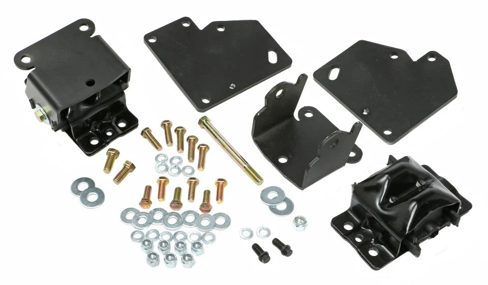 S10 V8 FRONT MOUNT KIT WITH RUBBER PADS
