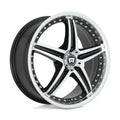 MR107 18X8 5X4.5 G-BLK MACH 42MM