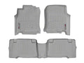 WeatherTech 03-09 Toyota 4Runner Front and Rear Floorliners - Grey
