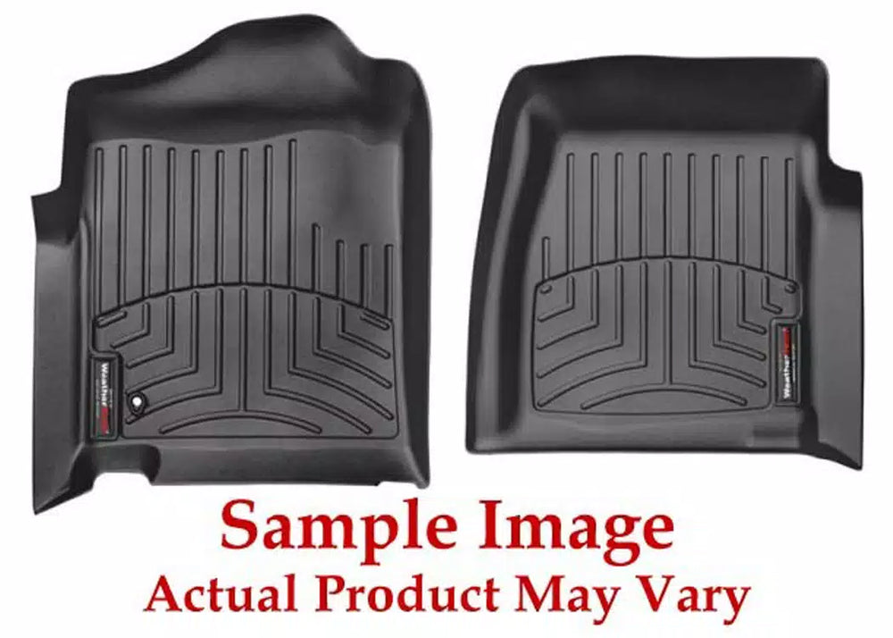 WeatherTech Black Front and Rear Floorliners for Vinyl Floors Fits -20-22 Chevrolet GMC 4412571V-4412572V