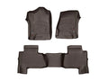 WeatherTech Cocoa Front and Rear Floorliners Fits -20-20 Chevrolet GMC 47607-1-8