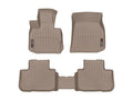 WeatherTech Tan Front and Rear Floorliners Fits -20-25 BMW 451273-1-2