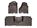 WeatherTech Cocoa Front and Rear Floorliners Fits -20-11 Ram Truck 2500 3500 472161-470123