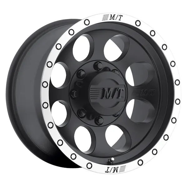 Classic Baja Wheel 15X10 3.625 x 6X5.50 Hub Bore 4.177 Matte Black Mickey Thompson