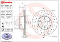 Brembo 14-16 BMW 228i/15-16 228i xDrive Front Premium Xtra Cross Drilled UV Coated Rotor