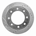DFC 05-12 Ford F-250 4WD (Super Duty) Rear Left Drilled & Slotted Silver Brake Rotor