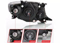 ANZO 2009-2010 Toyota Corolla Crystal Headlight Black Amber