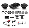 Boss Audio Systems Motorcycle Speaker Built In Amplifier/ Bluetooth 3in Speakers- Black