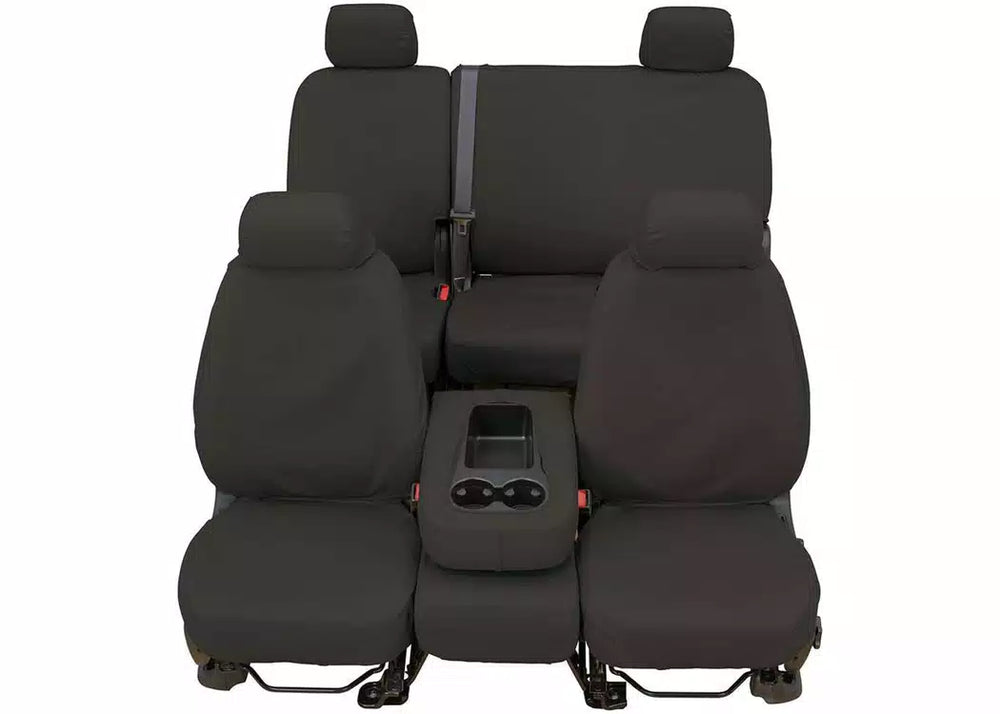 21C BRONCO WATERPROOF POLYESTER CUSTOM FRONT ROW SEAT COVERS GREY