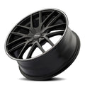 ~(29 lbs. 19X19X9)~ TR60 (3260) MATTE BLACK/MACHINED RING 17X7.5 5-110/5-115 42MM 72.62MM