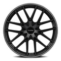 ~(29 lbs. 19X19X9)~ TR60 (3260) MATTE BLACK/MACHINED RING 17X7.5 5-110/5-115 42MM 72.62MM