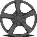 ~(27 lbs. 19X19X8)~ TR9 (3190) MATTE BLACK 17X7 5-127 42MM 72.62MM