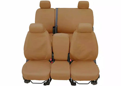 CUSTOM SEAT SAVER POLYCOTTON TAN