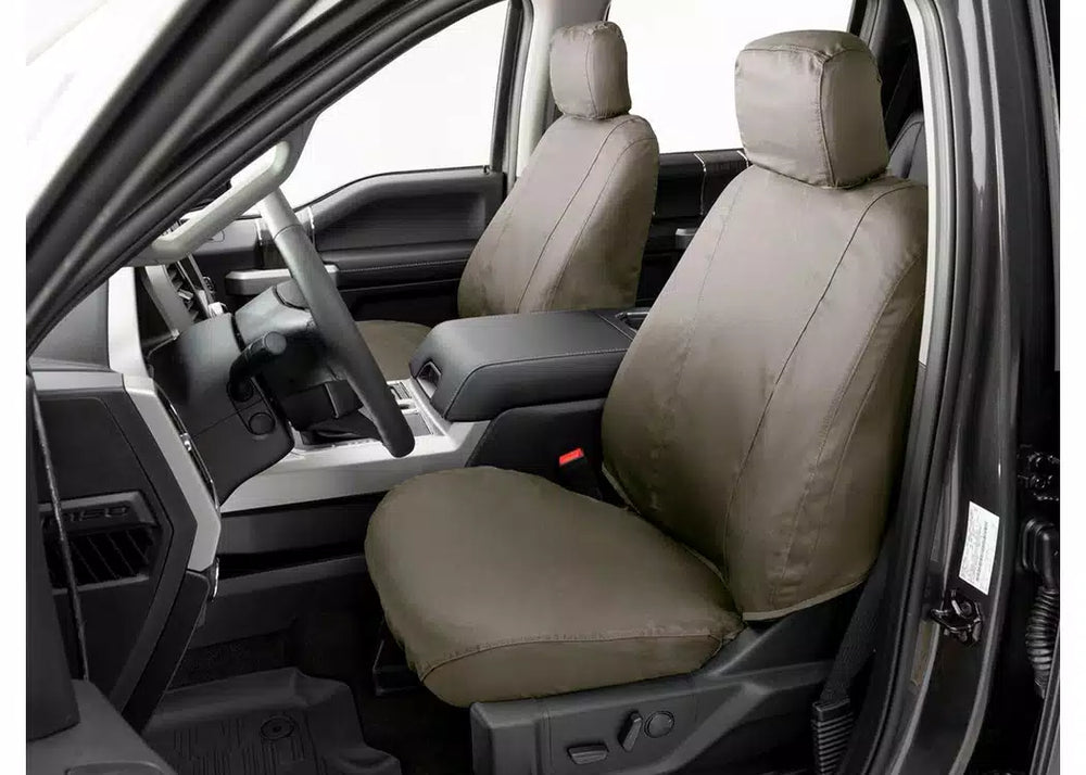 2222 TUCSON POLYCOTTON SEATSAVER CUSTOM FRONT ROW SEAT COVERS MISTY GREY