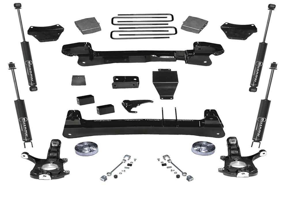 Superlift 99-06 Chevy Silv/GMC Sierra 1500 4WD 6in Lift Kit Component Box - Front - Knuckle Kit
