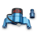 Water Pump: Chevrolet and Bowtie Electric Water Pump; blue