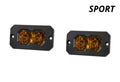 Diode Dynamics C2 2.0 Sport Yellow Flood Flush ABL (Pair)