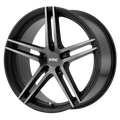 MONOPHONIC 19x9.5 5x120.00 SATIN BLACK W/ TITANIUM BLACK FACE (35 mm)