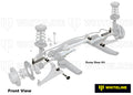 Whiteline KCA462 Front Geometry Correction Bushing Kit; for VW Golf 15-20