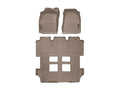 WeatherTech Tan Front and Rear Floorliners Fits -21-26 Sienna 451641-1-2
