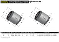 FRONT CONTROL ARM LOWER INNER BUSHING 0315
