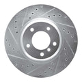 DFC 05-24 Bendix ADB22X Fr & Rr Left/Front Left/Rear Left Drilled & Slotted Silver Brake Rotor