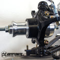 Kryptonite auto part close-up