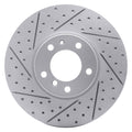 DFC 91-01 BMW 540I Front Left Drilled & Slotted Geoperformance Rotor