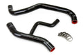 HPS Performance Black Reinforced Silicone Radiator Hose Kit Coolant for Ford 02-04 Mustang GT