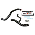 HPS Performance Black Reinforced Silicone Radiator Hose Kit Coolant for Ford 02-04 Mustang GT