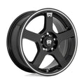 MR116 18X8 5X100/4.5 G-BLK MACH 45MM
